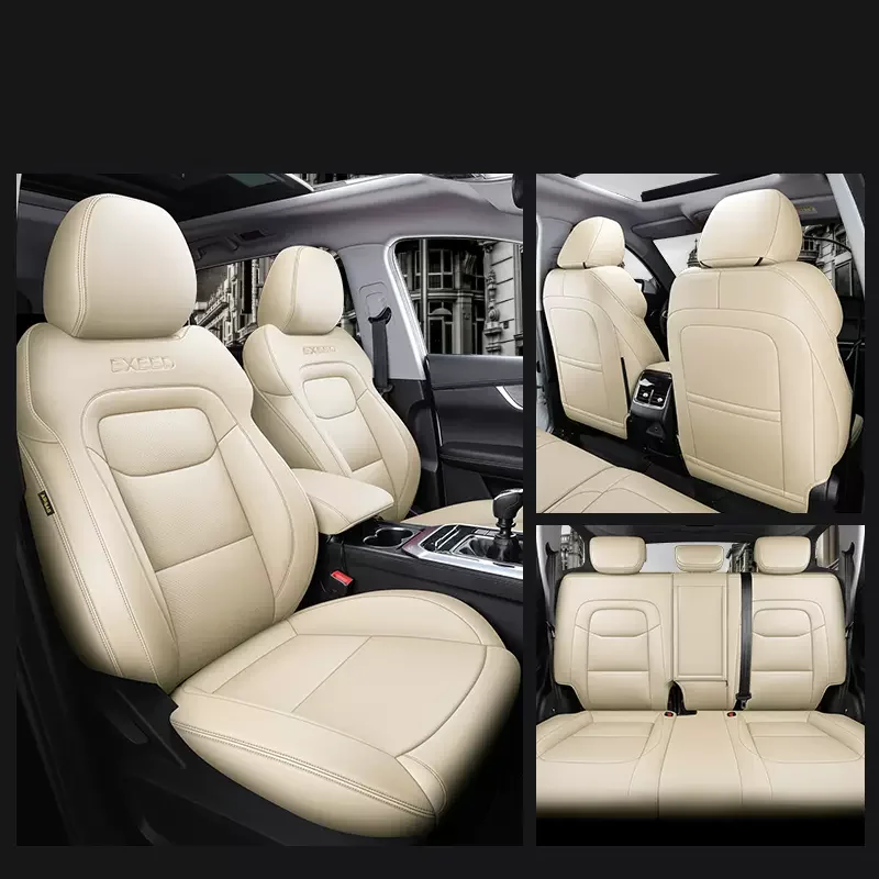 맞춤형 차량 시트 커버, 내구성 좋은 가죽, Chery Tiggo 8 Tiggo 7 전체 서라운드 전체 커버리지 세트