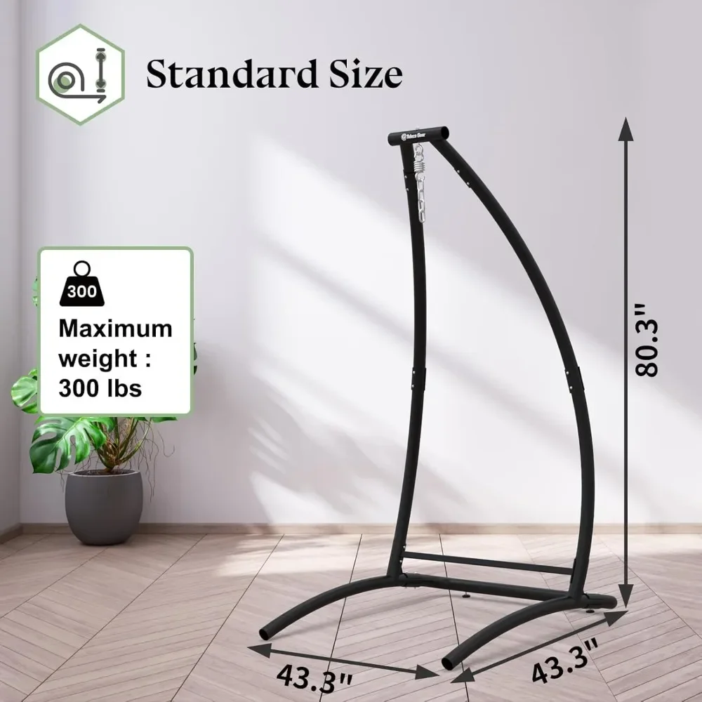 Ljustra C Type Hammock Chair with Stand