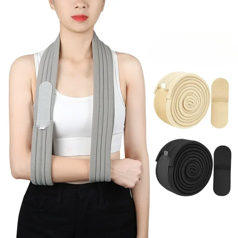 

1PC Adjustable Breathable Support for Recovery Fixed Fracture Support Bracket, Patient Arm Sling Fixed Protective Gear