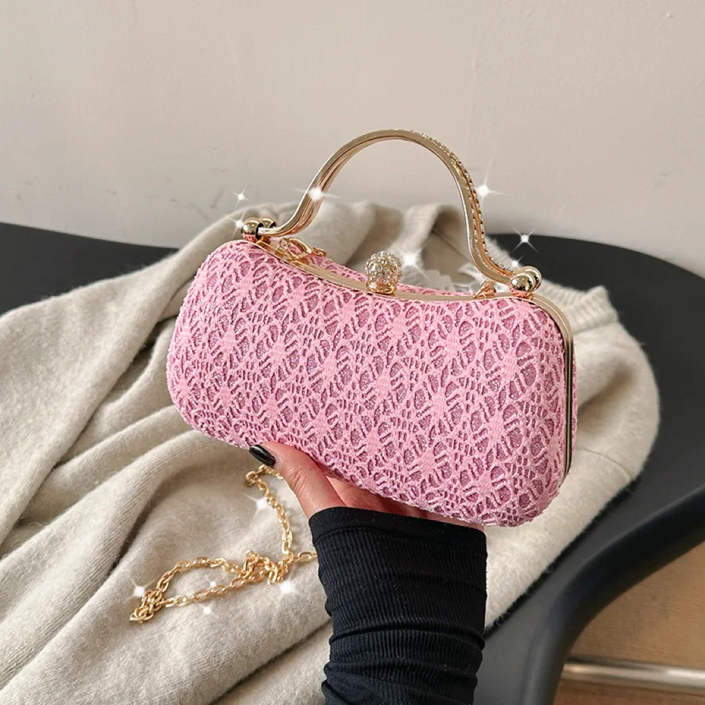 Pink Gemstone Handbag