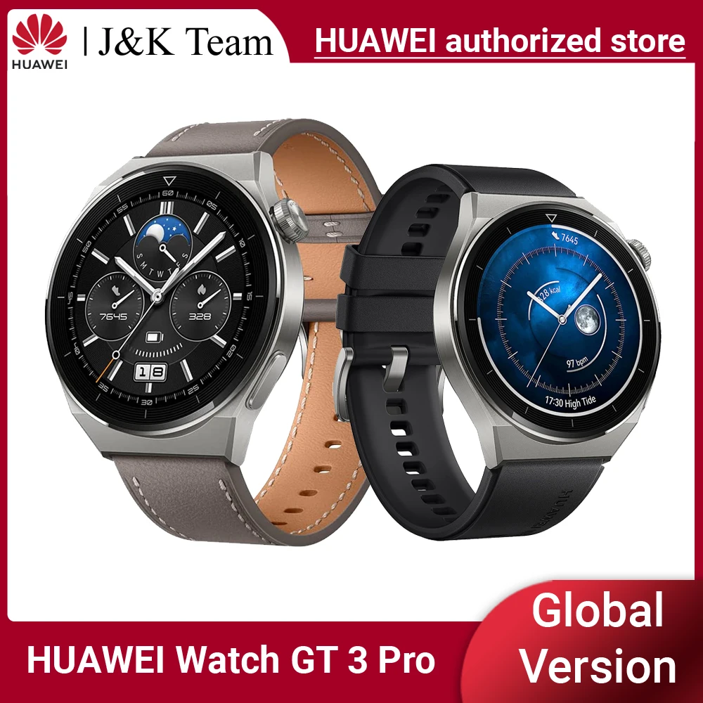 HUAWEI WATCH GT 3 Pro Titanium 46mm Hasta 14 Días de Batería Black