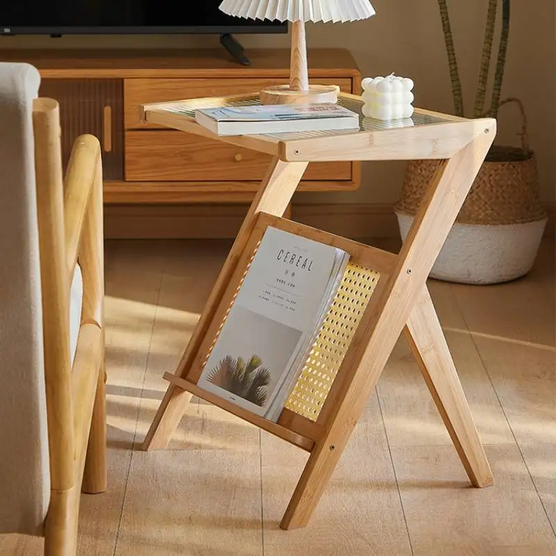 Nordic Storage Side Coffee Table Mirror Designer Aesthetic Wood Modern Coffee Tables Premium Cute Tavolino Da Salotto Furniture