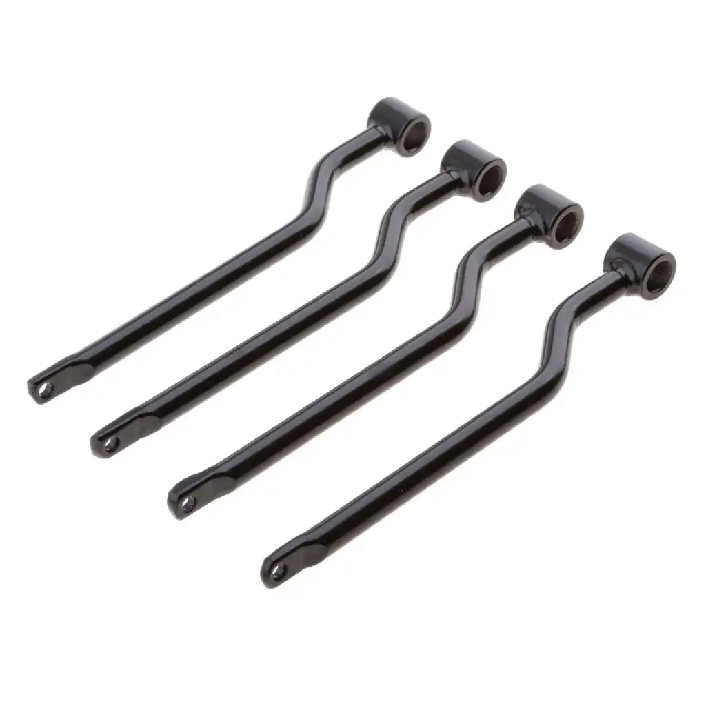 

Black Universal Motorcycle Saddle Bag Support Bars Mounts Brackets Set