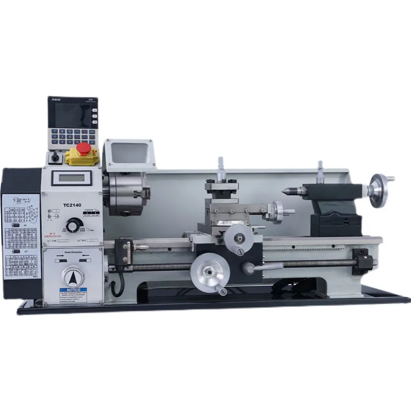 

Mini Metal Lathe Machine 7"x14" 180x350mm 7"x12" 180x300mm Variable Speed for Metal Turning Drilling Threading Woodworking