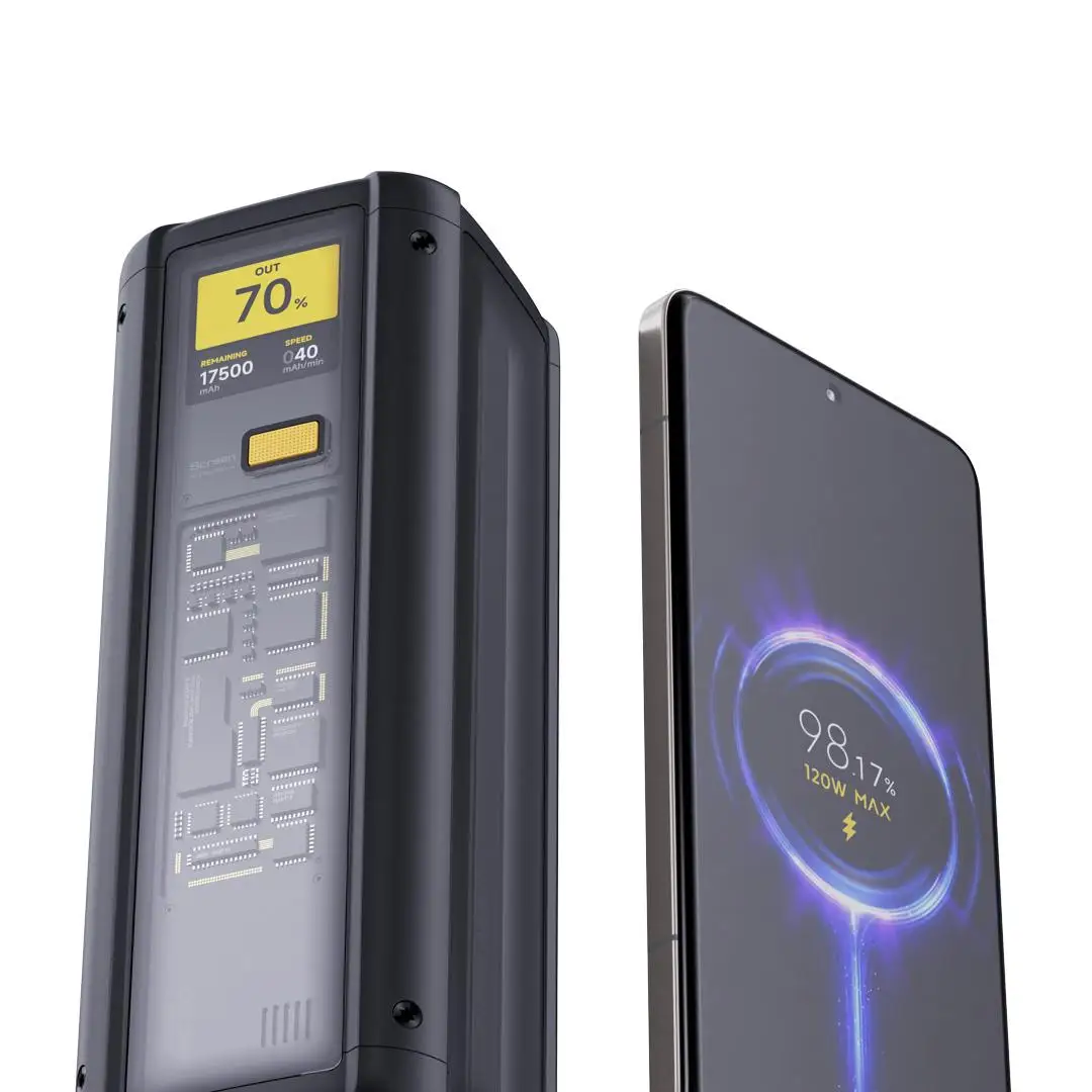 New Xiaomi Power Bank 212W MAX 25000mAh 3-Port Output USB-C Two-way Fast Charging USB-A Color Screen for iPhone 15 Xiaomi 14 Pro 6