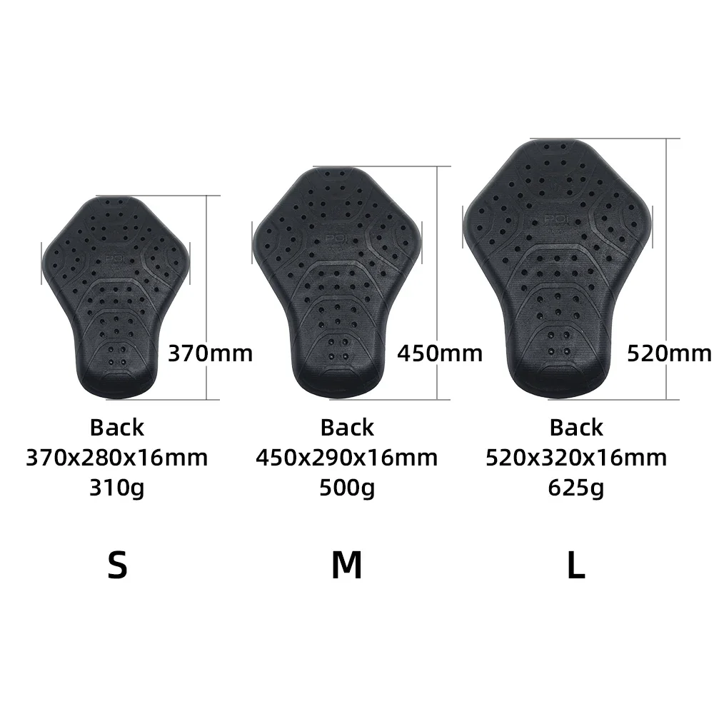 Motorcycle Protector CE Level 2 Back Elbow Knee Shoulder Protector Jacket Insert Gear Armor Motocross Racing Pad