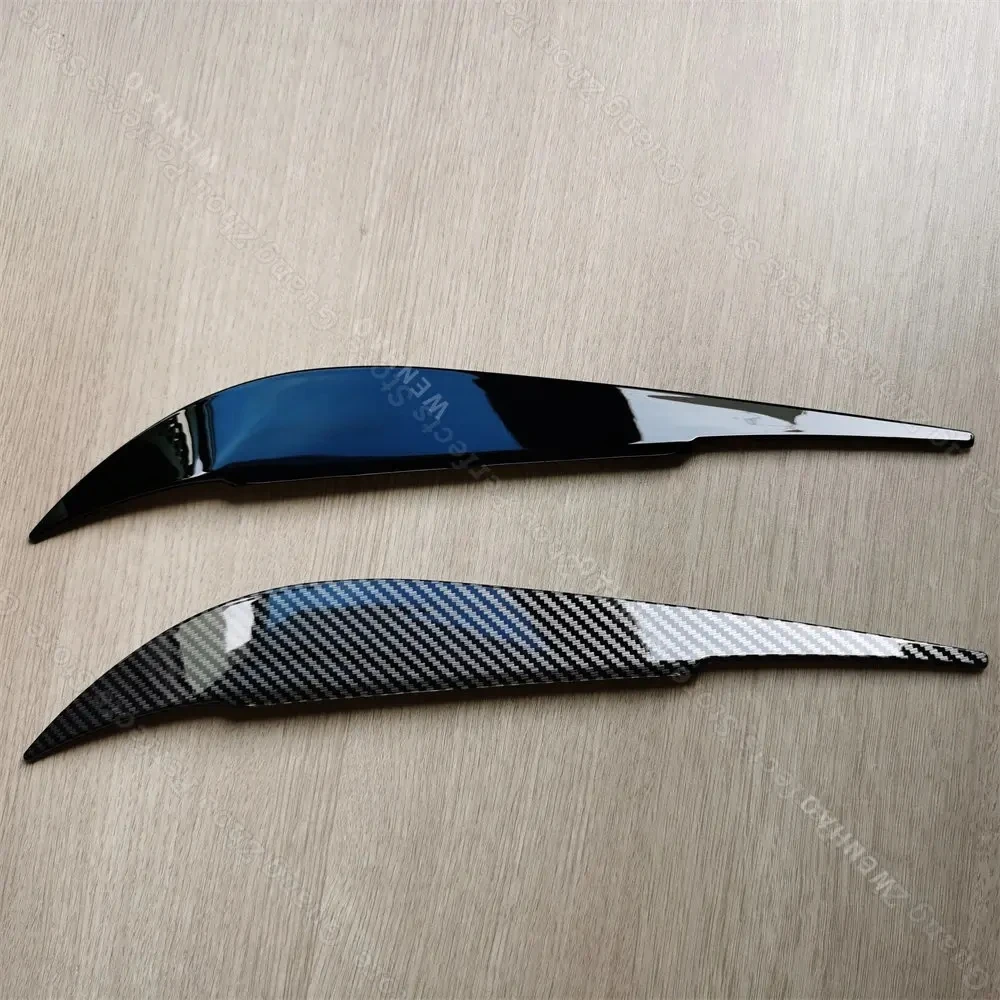 ABS Gloss Evil Headlight Eyebrows Eyelid 2Pcs for BMW 4 Series F32 F33 F36 M4 420d 420i 425d 430i 435i 440i 2013- headlight eyebrows eyelid