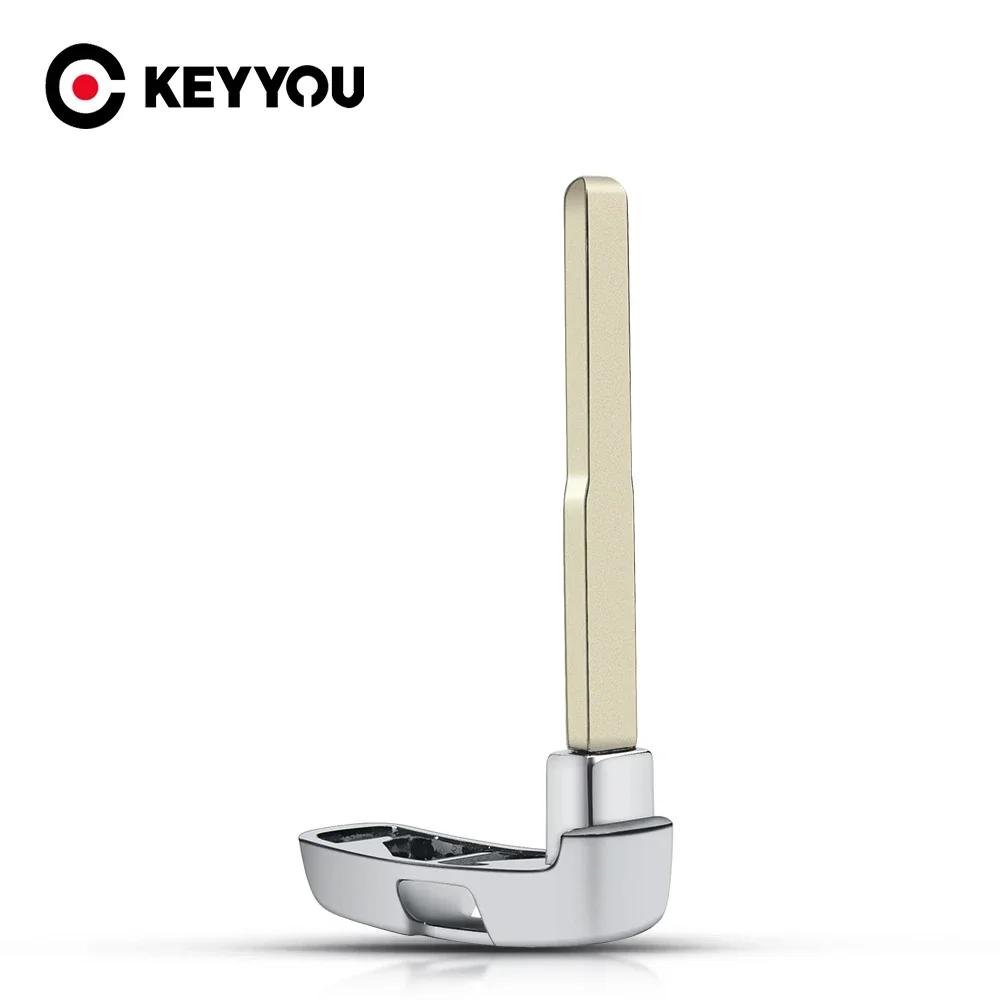 

KEYYOU 10X Car Key Uncut Blade For Land Rover Range Rover Velar Discovery 4 Mechanical 2018 2019 KOBJXF18A Emergency Insert