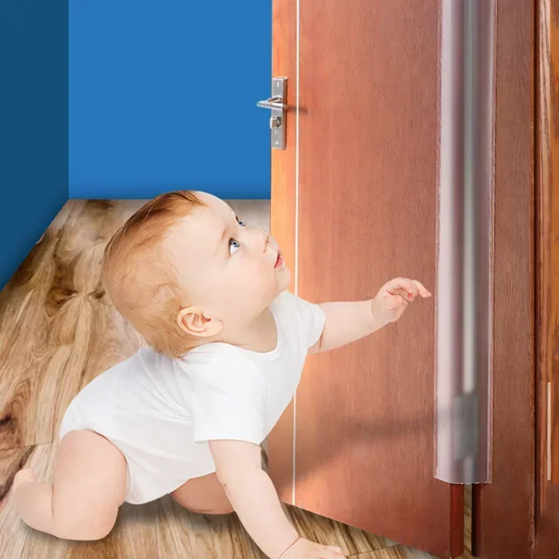 Child Safety Door Hinge Protector Cover Anti-pinch Hand Sealing Protecting Strip Finger Pinch Guard child door hinge protector