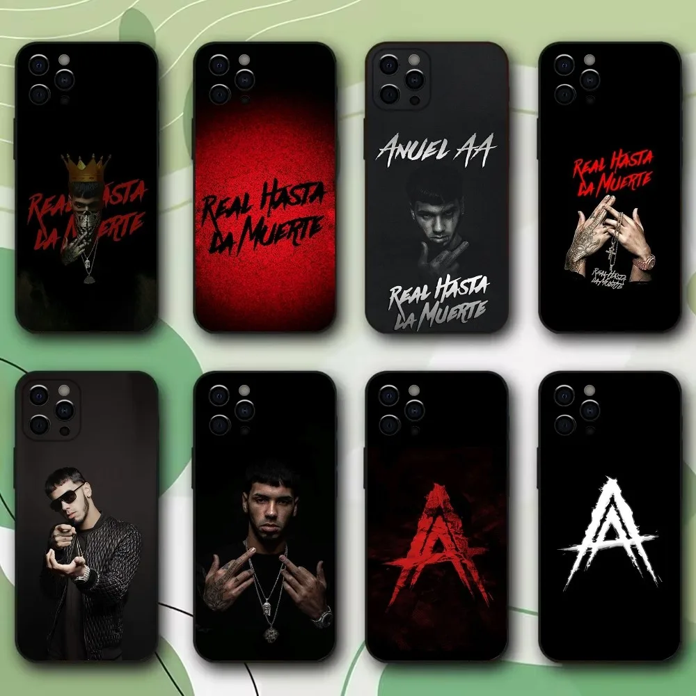 Rapper A-Anuel AA Soft Black Phone Case Cover
