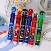 6-36pcs Cartoon Superhero Avengers 10 Colors Ballpoint Pen Press Pen Colored Markings Multifunctional Stationery Wholesle 2