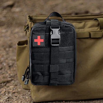 Molle EDC Pouch First Aid Kit Outdoor Climbing Camping Equipment Medicine Storage Bag Hunting Accessories for Hiking Travel Home 1