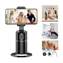  Auto Tracking Phone Holder 360° Rotation Motion Tracking Mount Selfie Tracking Tripod For Vlogging,Streaming Gimbal Stabilizer 