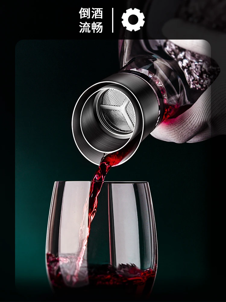 Description Picture 6 of itemCreative Iceberg Decanter Ice Decanter Lead-free Crystal Glass Red Wine Decanter Wine Decanter High-end Gift