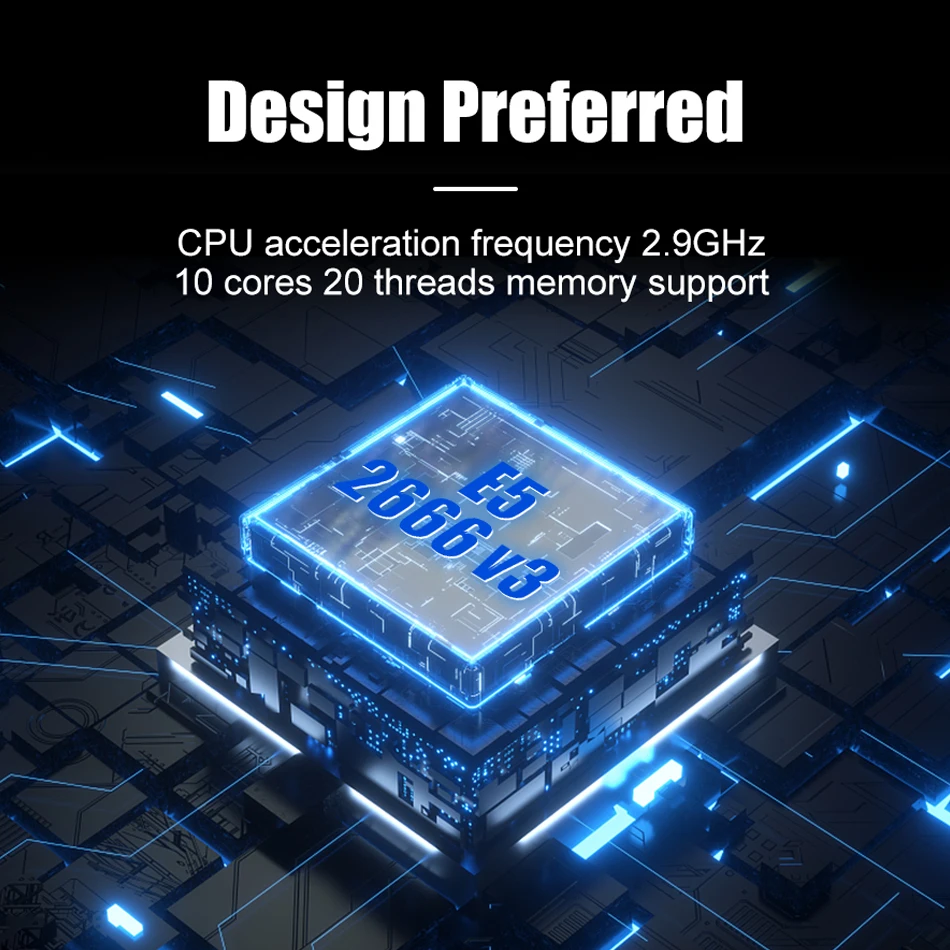 Xeon E5 2666 V3 2666V3 Processor 2.9Ghz 10 Core 135W LGA 2011-3 CPU cpu processor