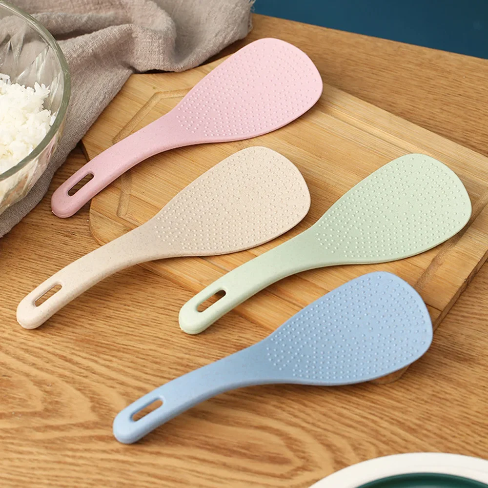 Useful Wheat Straw Spoon Portable Eco Friendly Tableware Children Rice Soup Spoons Home Kitchen Accessories ceramic spoons