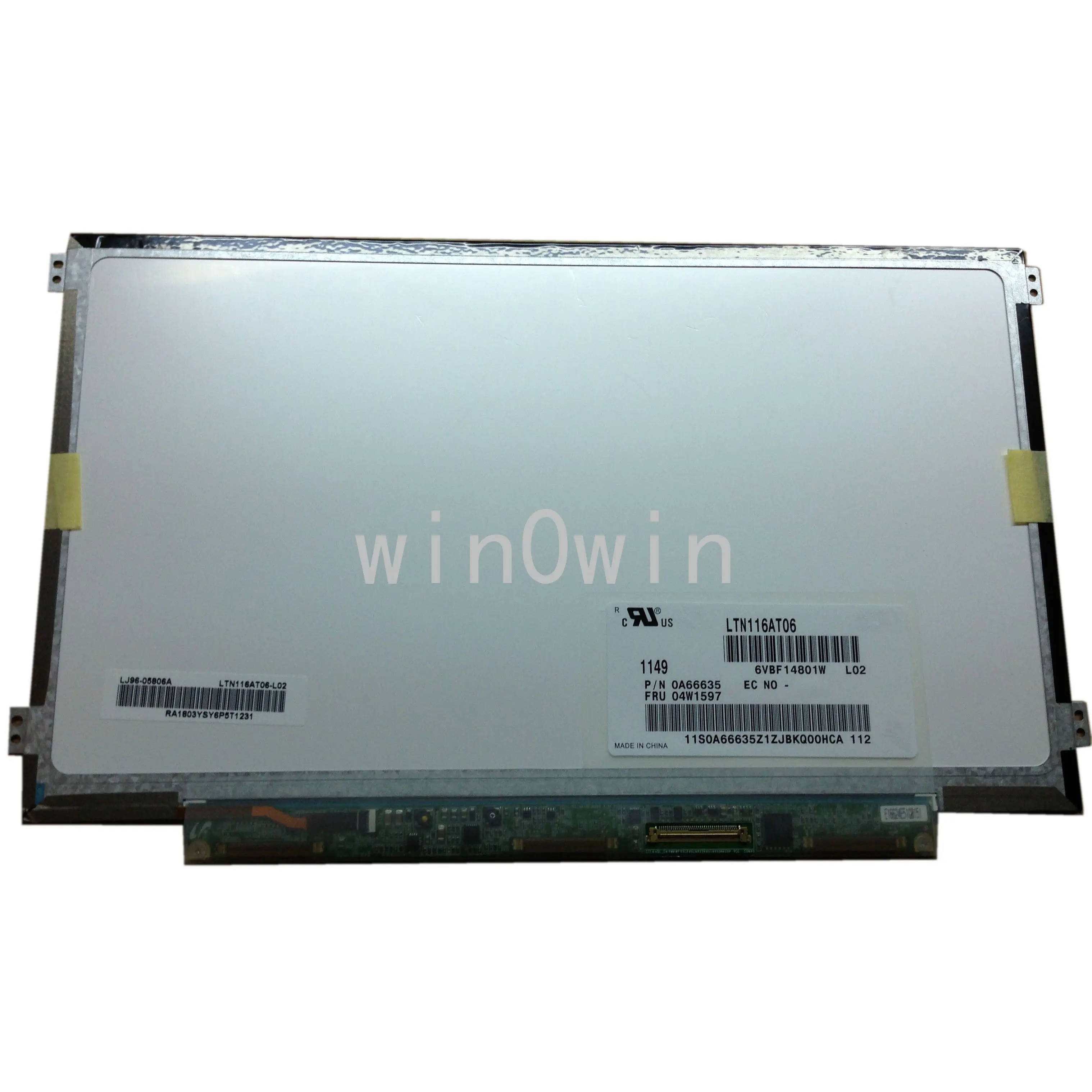 

LTN116AT06 подходит для LTN116AT07 LP116WH2 B116XW03 M116NWR1 N116B6-L04 11,6 тонкий новый ноутбук ЖК-экран панель