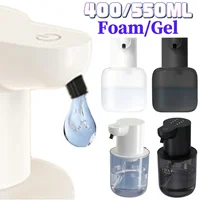 400/550ml Automatic Liquid Soap Dispenser Wall Mounted Infrared Sensor USB Rechargeable Smart Sanitizer Hand Washer For Bathroom 1