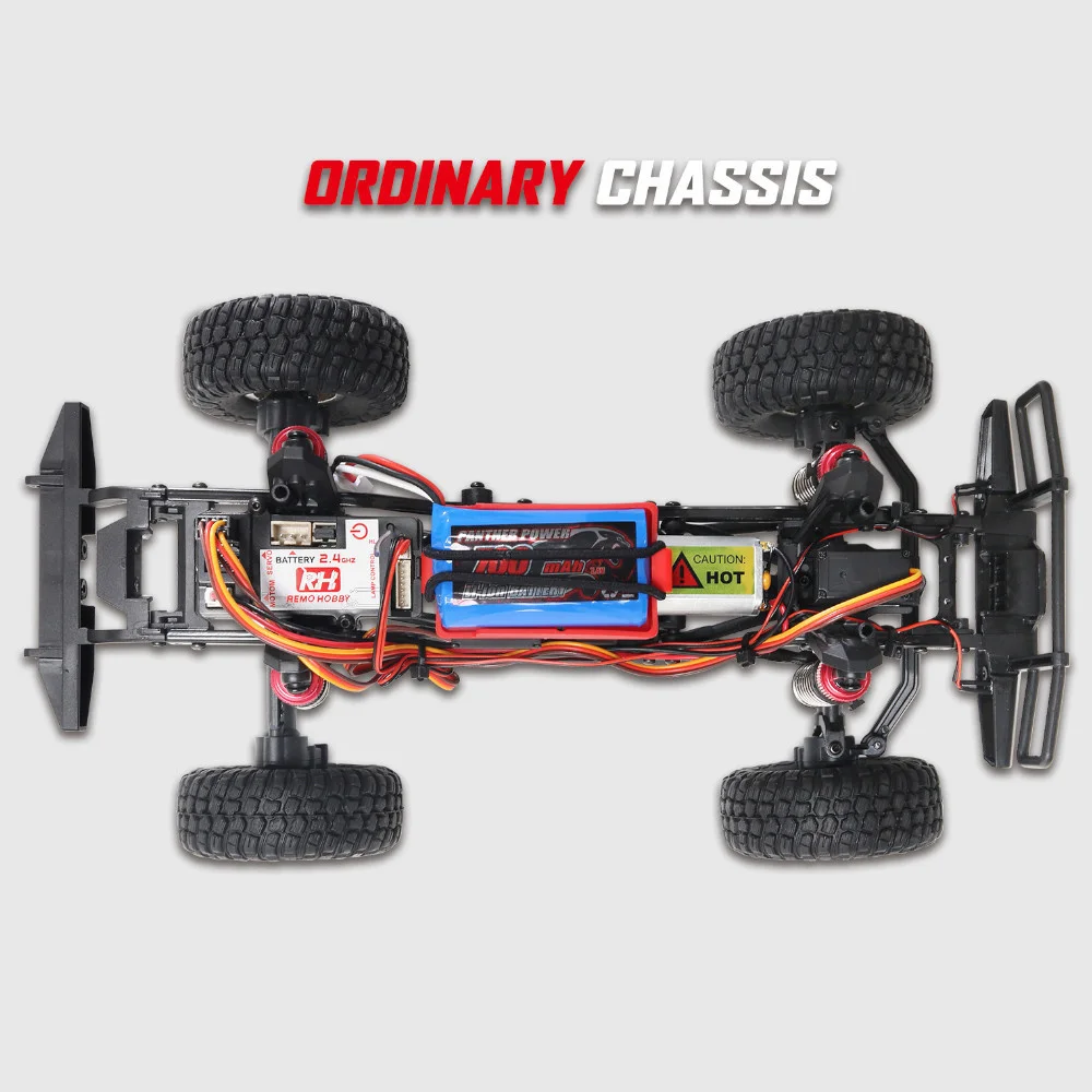 Remo Hobby 1893-SL 1/18 4WD RC Rock Crawler - 30km/h, 2 vitesses