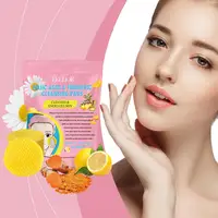 40pcs Turmeric Kojic Acid Cleansing Pads Exfoliating Pads Facial Sponges For Cleansing And Exfoliating Removing Dead Skin 2
