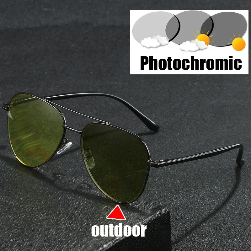 Progressive Multifocal Reading Glasses for Women Men Fashion Trend Color Changing Night Vision Eyewear Prescription Sunglasses 5