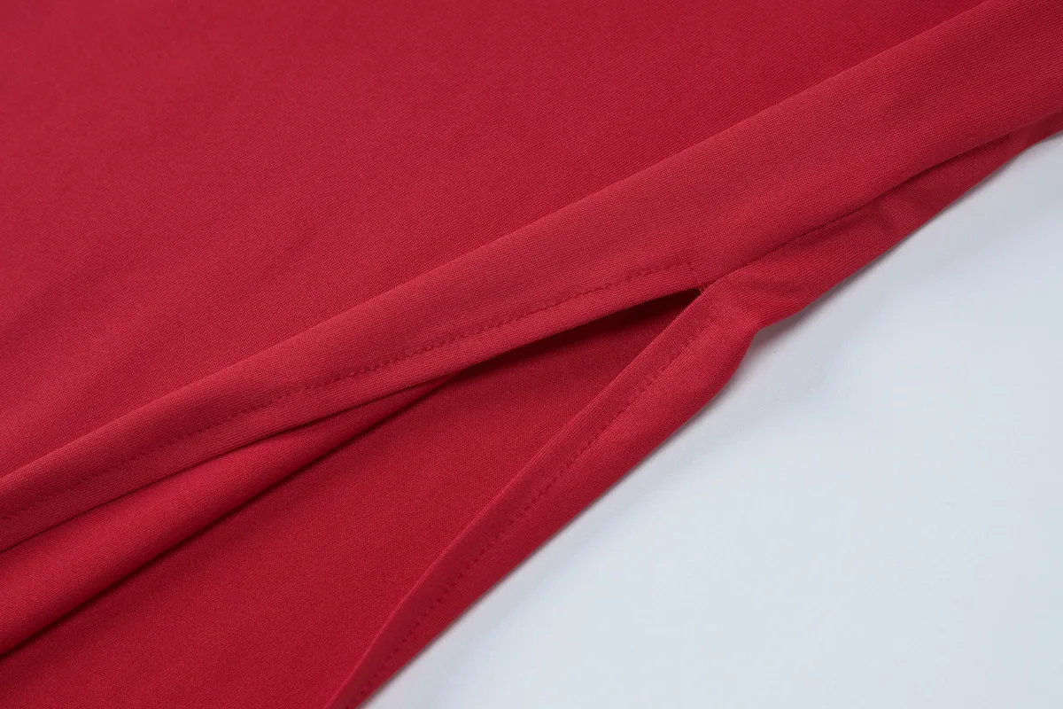 Black Fashion Lace-Up Long Dress For Women Skinny High Waist Patchwork Side Split Elegant Dress Female Party Maxi Dress