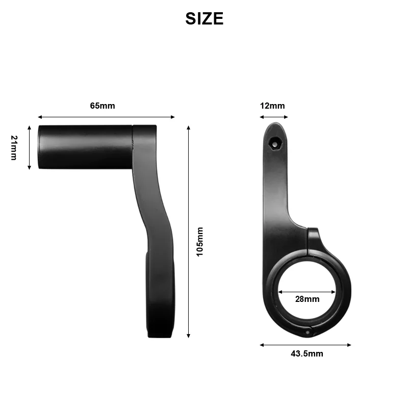 Lightweight Bicycle Computer Holder MTB Road Bike Handlebar Extender Extension Lamp Holder Mount Multi-function Extension Rack