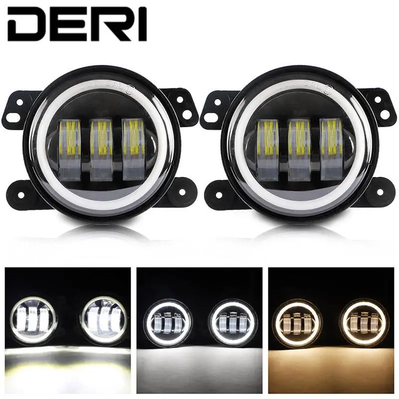 Aazon.co: Auxbea Luces Antiniebla LED De 4 Pulgadas Para Jeep