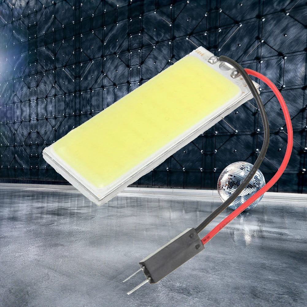 차량용 LED 조명, 슈퍼 화이트 독서 램프 전구, 자동차 인테리어 발광 조명 패널, 36 COB SMD, 12V