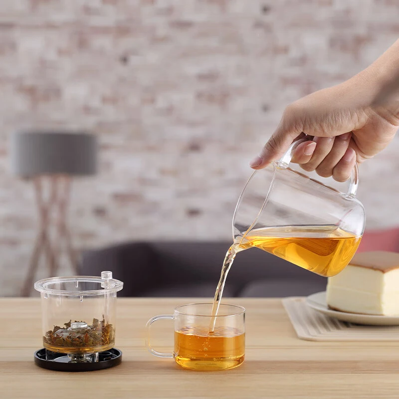 SAMADOYO cup insulation separation bubble teapot heat-resistant glass teapot simple filter tea cup
