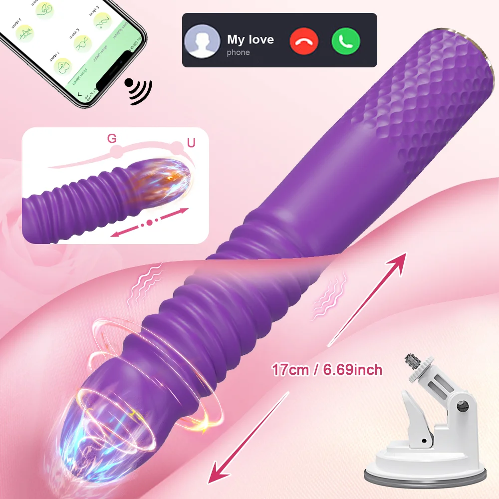 Automatische Teleskop Sex Maschine Stoßdildo Vibrator Weibliche Sex Spielzeug Masturbation Für Frauen G-punkt Klitoris Vaginale Stimulation 1