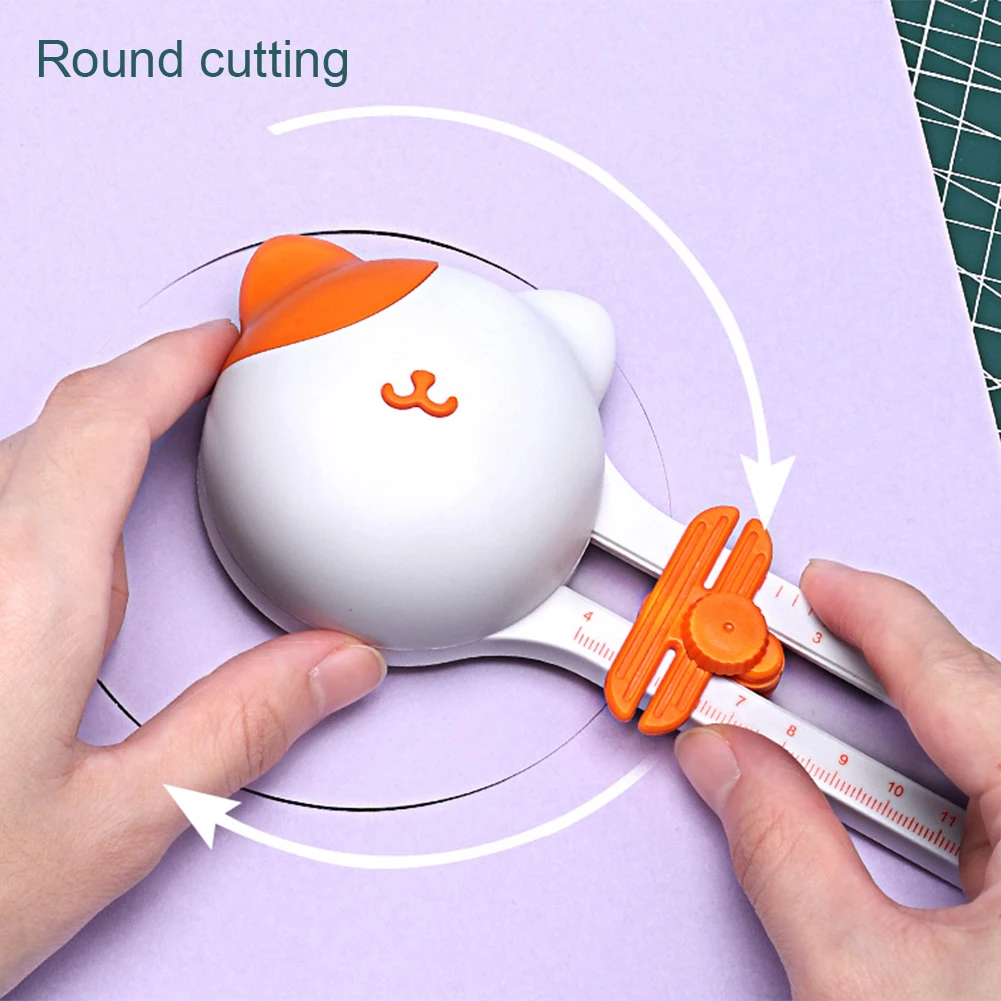 360&deg; Rotary Adjustable Circular Cutting Tools for Journal Photo Scrapbooking paper cutter circular cutter