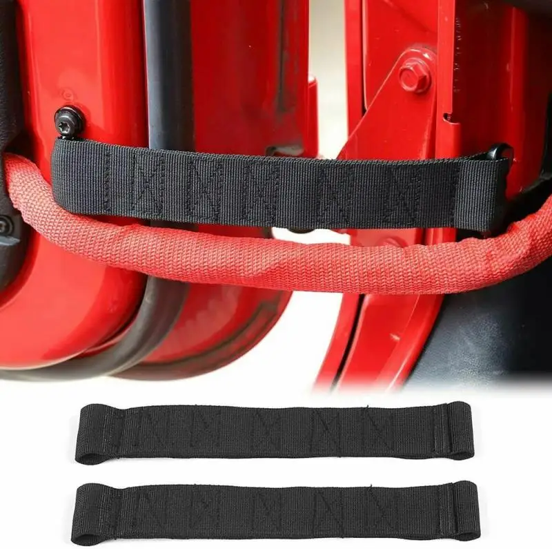Black Door Limiting Check Strap for Jeep Wrangler Cj Yj Tj Jk & Unlimited Heavy Duty Strong Limit Check Strap