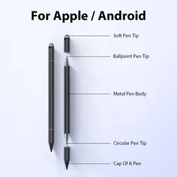 Universal Stylus Pencil for Tablets and Smartphones (Metal Touch Pen)