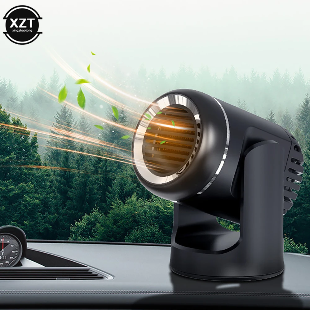 Neue 130W Elektrische Auto Luft Heizung Tragbare Auto Heizung Fan 360 °  Dreh Auto Innen Windschutzscheibe Defroster Defogger Schnelle heizung -  AliExpress