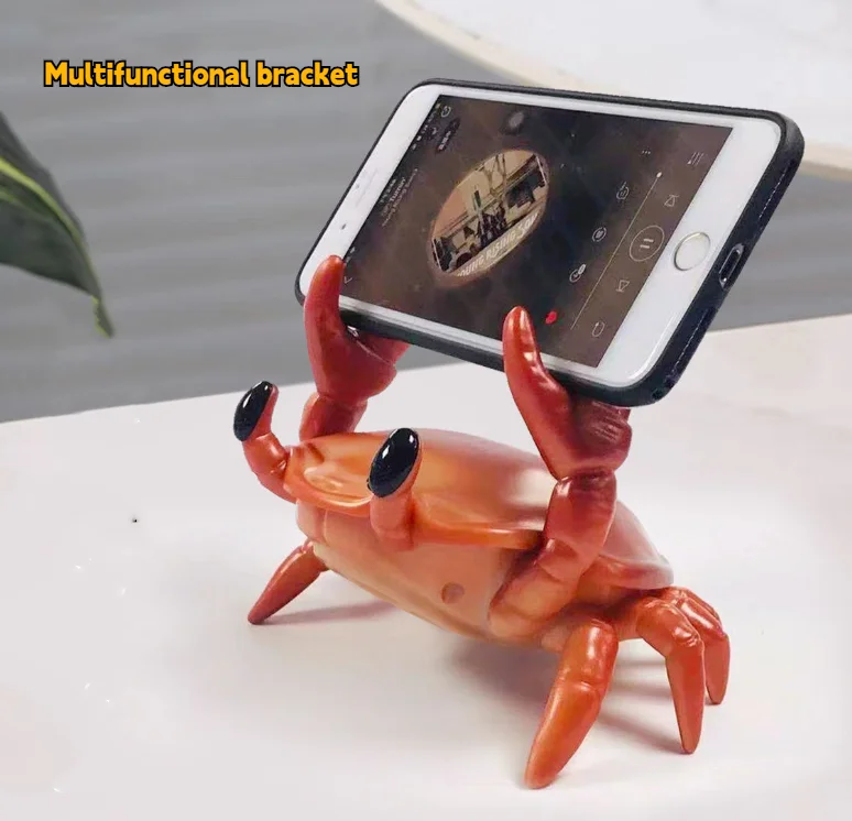 

2023 Creative Mobile Phone Stand Desktop Lazy Man Multi Functional Crab Stand Small Decoration Personalized Gift TV Magic Tool