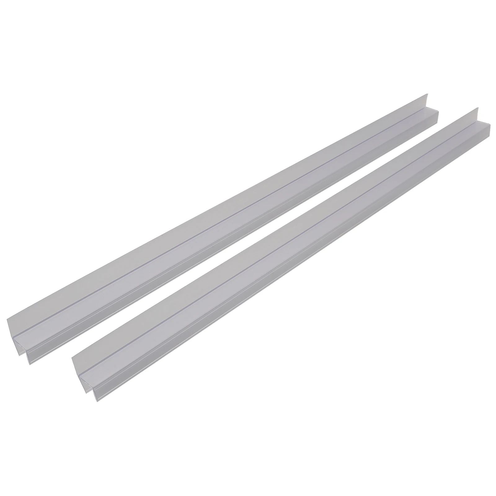 Waterproof Shower Door Seal Set Two 50cm Replacement Strips For Effective Leak Prevention And Simple Installation