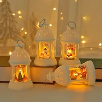 Christmas Lantren Led Light 2024 Christmas Decoration for Home Room Bedroom Fairy Lights Navidad New Year Decorative Lamp 2