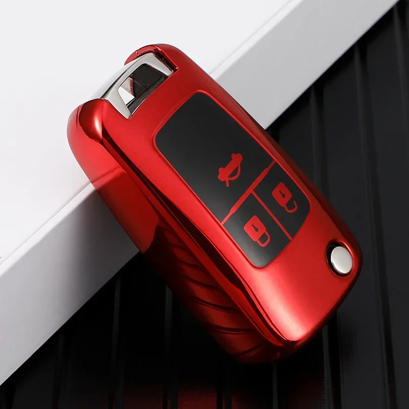 Soft TPU Key Cover Case For Chevrolet For Buick Cruze Aveo Trax Opel Astra Corsa Meriva Zafira Antara J