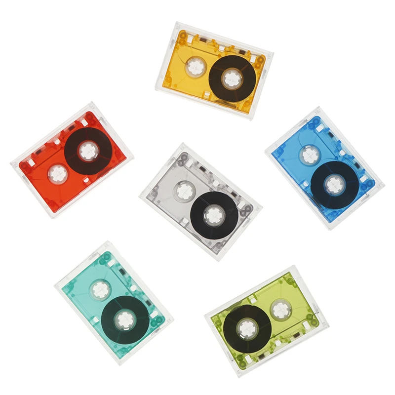 5*3.4CM Standard Cassette Blank Tape Player Empty 60 Minutes Magnetic Audio Tape Recording for Speech Music Recording Audio Tape Recorder