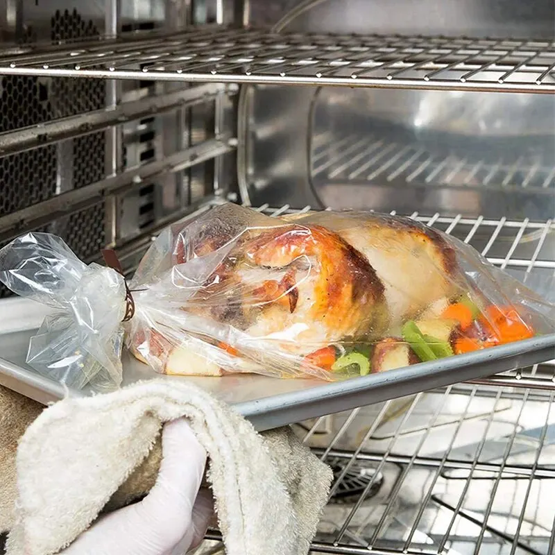 Roasting Bags Turkey Chicken Meat 50X30Cm 38Cmx25Cm