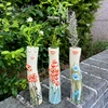 Boho Style Resin Vase Hand-painted Human Face Flower Vase Table Ornament Creative Flower Arrangement Vase Home Decorations 6