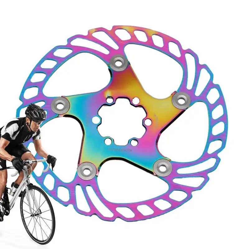 

Brake Disc Bike Bicycle Disc Brake Modification Colorful Brakes For Disc Bikes Solid Disk Brake Cycling Accessory For Mountain