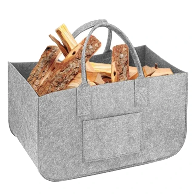 Firewood Firewood Handle, Felt Baskets Handles