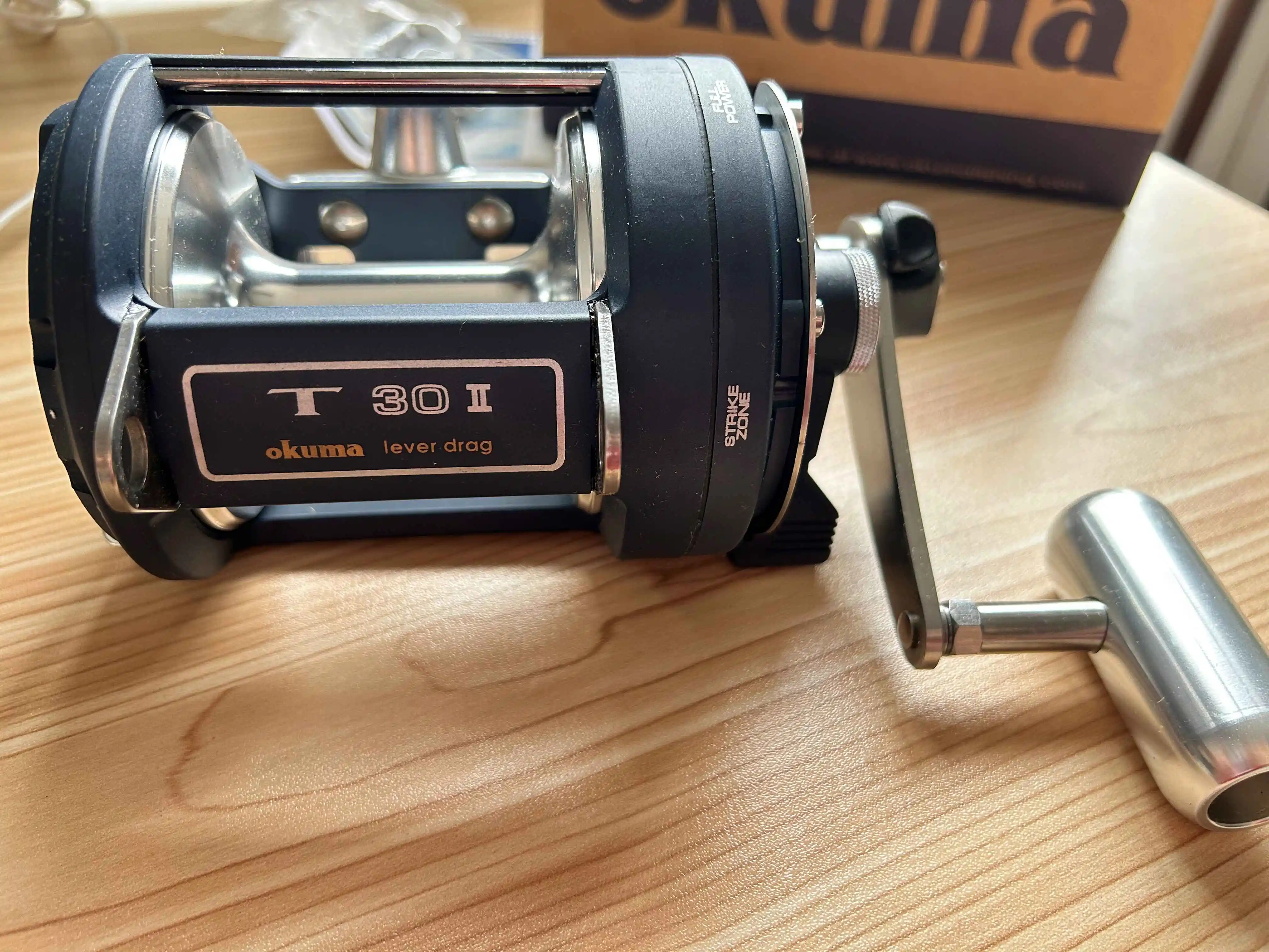 Okuma Titus T30II 2 Speed Sea Fishing Lever Drag Trolling Big Fishing Reel