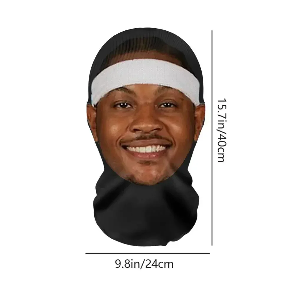 Nylon Elastic Mesh Face Mask for Men and Women