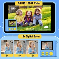 Instant Print Camera 1080P HD Digital Video Cameras With 3 Print Paper Portable Travel Toy Camera For Kids Birthday Gift 2