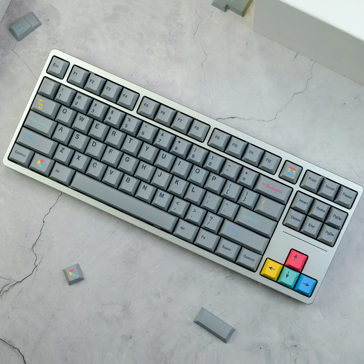 pbt 5-lado corante sublimação teclado mecânico keycap para mx switch 61 61 75 87