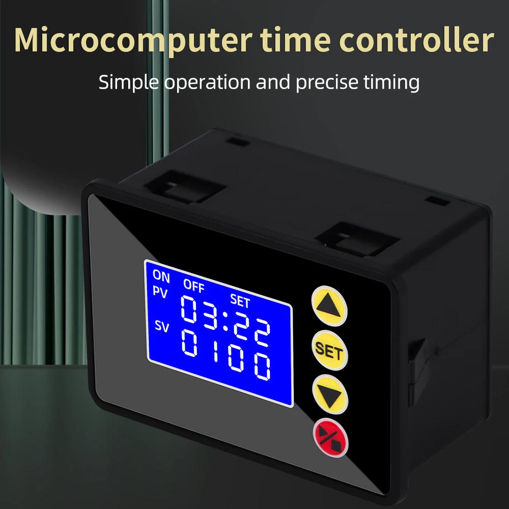 Controlador de tempo programável dc12v/24v ac110v/220v módulo de controle  do interruptor do atraso do temporizador de digitas interruptor de  ligar/desligar - AliExpress