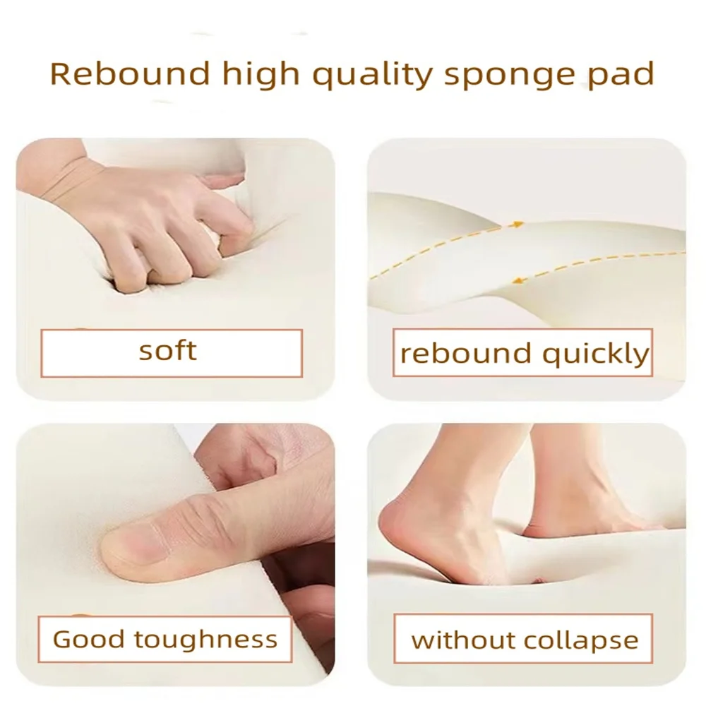 3CM 45D White Foam Sponge Square High Density Seat Foam White Cushion Core Sheet Upholstery Replacement Pad Premium Chair Pad 2